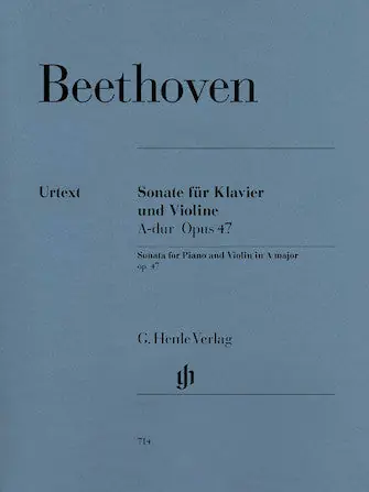 Beethoven Sonata for Piano and Violin in A major Opus 47 (Kreutzer) Best Seller