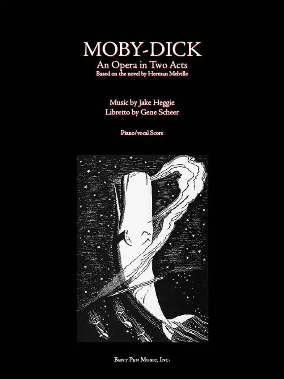 Today Only Heggie: Moby Dick Vocal Score