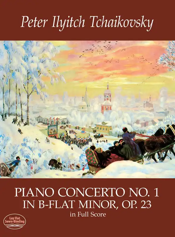 Tchaikovsky Piano Concerto No. 1 in B-Flat Minor, Op. 23, in Full Score Next Day Delivery