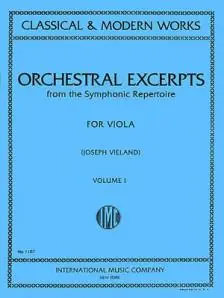 Orchestral Excerpts for Viola Volume 1 Brand New
