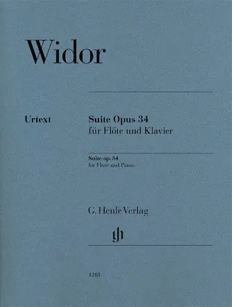 Widor Suite Op. 34 For Flute And Piano Wholesale