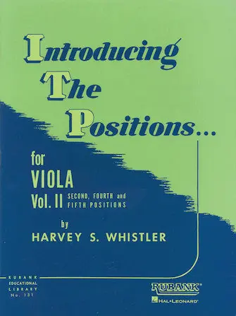 Bulk Order Whistler Introducing the Positions for Viola - Volume 2