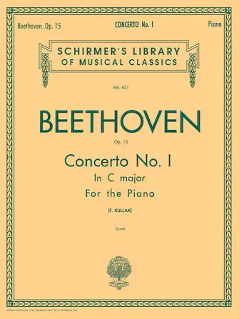 Beethoven Concerto No. 1 in C, Op. 15 Piano Duet Order Now