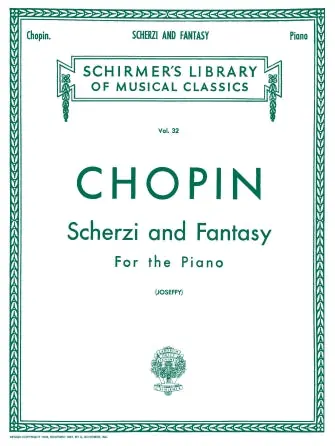 Weekend Sale Chopin Scherzi; Fantasy in F Minor Piano Solo