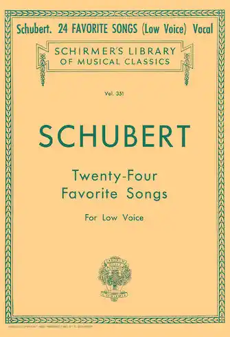 Final Sale Schubert 24 Favorite Songs