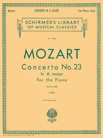 Fresh Stock Mozart Concerto No. 23 in A, K.488 Piano Duet