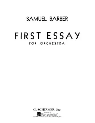 New Arrival Barber: First Essay for Orchestra