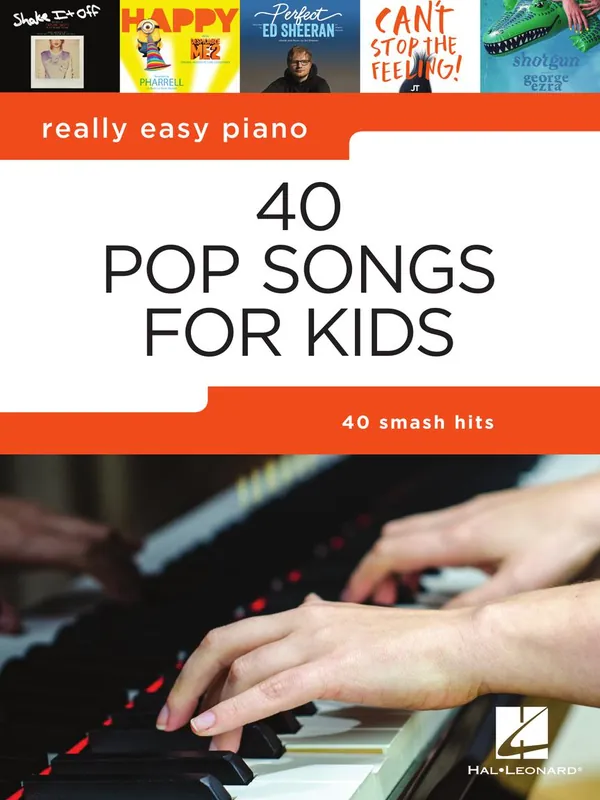 40 Pop Songs for Kids Really Easy Piano Series Express Delivery