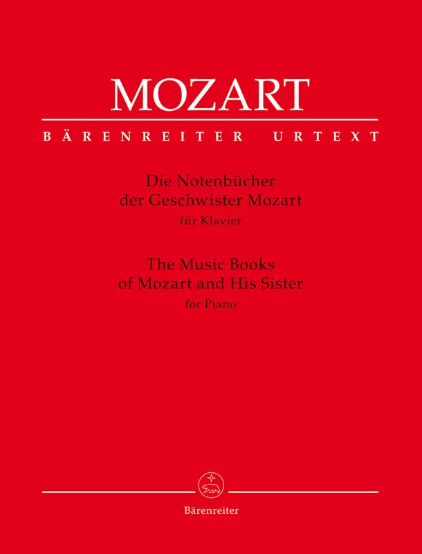 Mozart The Music Books of Mozart and His Sister for Piano Instant Buy