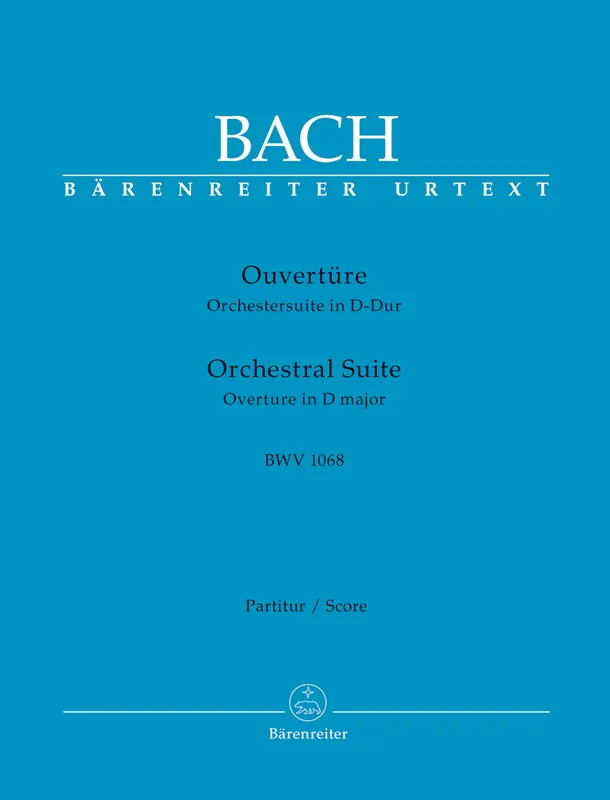 Bach Orchestral Suite (Overture) D major BWV 1068 Full Score Deal