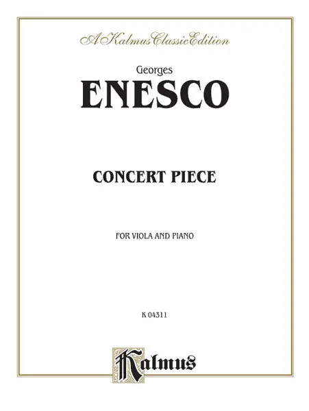 Enesco Concert Piece for Viola and Piano Limited Time