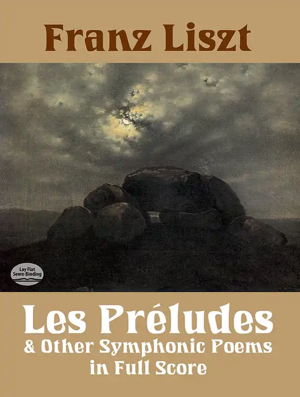 Liszt Les Préludes and Other Symphonic Poems in Full Score Worldwide Shipping