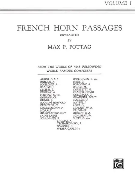 French Horn Passages, Volume I Bulk Order