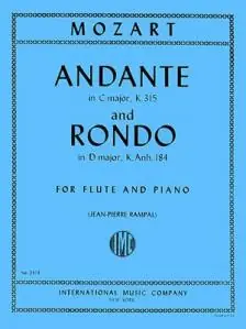 Luxury Mozart Flute Andante in C major, K. 315 & Rondo in D major K. Anh. 184