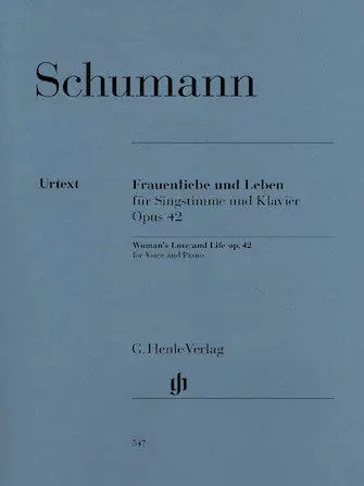 Hot Deal Schumann Frauenliebe und Leben Opus 42 Medium Voice
