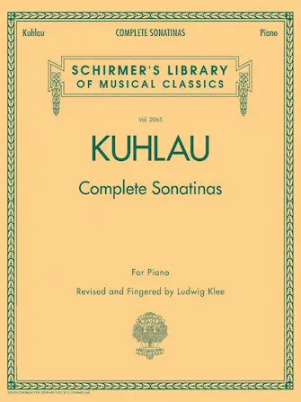 Warranty Included Kuhlau Complete Sonatinas for Piano