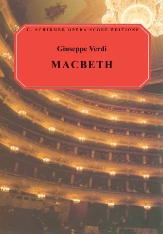 Time-Limited Verdi Macbeth Vocal Score Italian/English