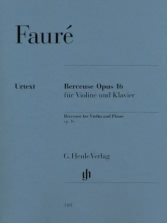 Markdown Faure Berceuse Op. 16 for Violin and Piano