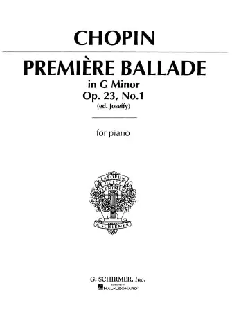 Hot Picks Chopin Ballade Op. 23 No. 1 in G Minor
