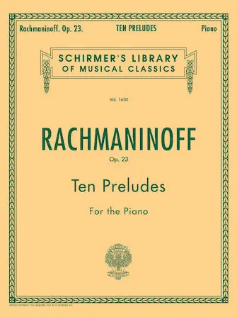 Rachmaninoff 10 Preludes, Op. 23 Piano Solo Shop Now