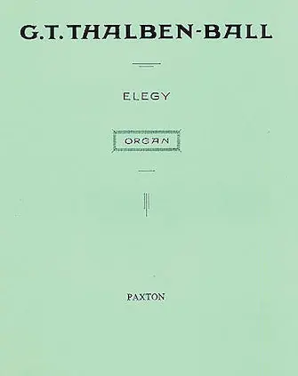 Super Sale Thalben-Ball Elegy for Organ