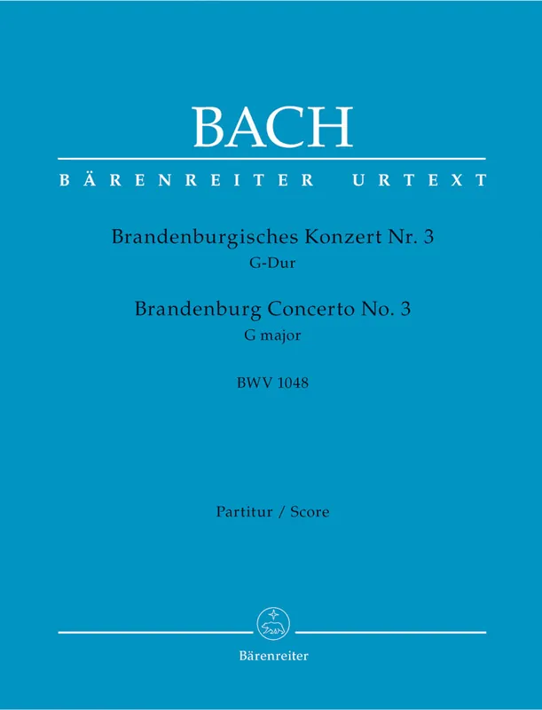 Bach Brandenburg Concerto Nr. 3 G major BWV 1048 Authentic