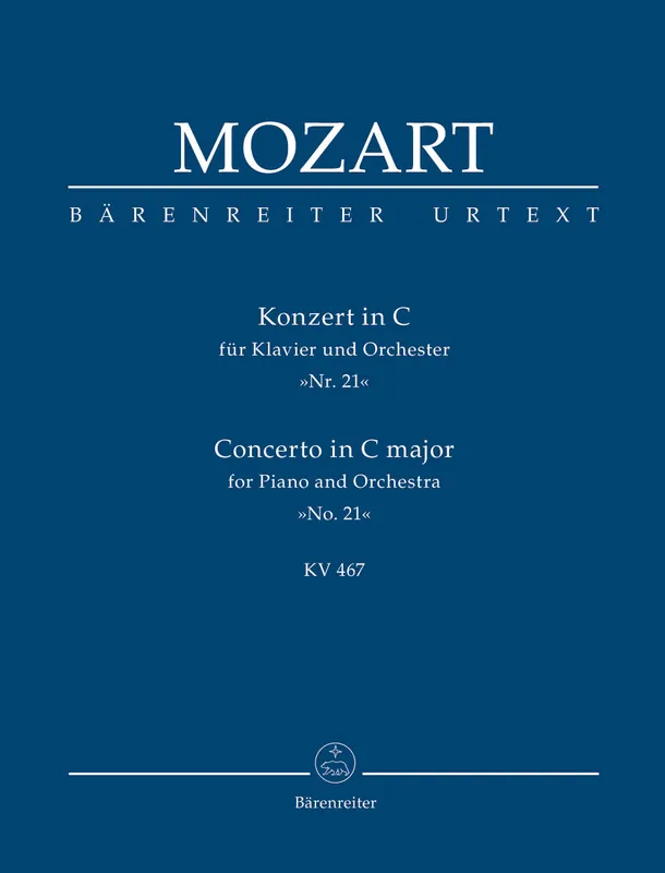 Wholesale Mozart Concerto for Piano and Orchestra Nr. 21 C major K. 467