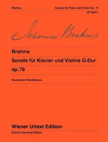 Brahms: Sonata for violin and piano - op. 78 Must Have