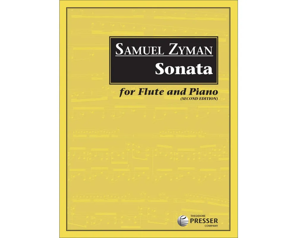 Zyman Sonata For Flute and Piano Buy Direct