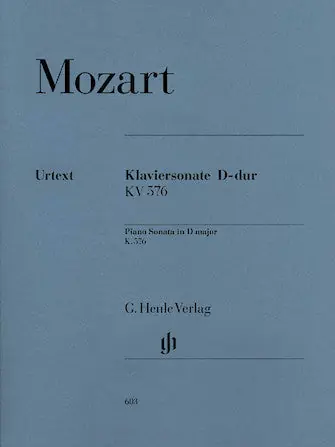 Mozart Piano Sonata in D major K576 Limited Offer