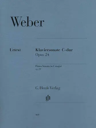 Free Returns Weber Piano Sonata in C Major Op. 24