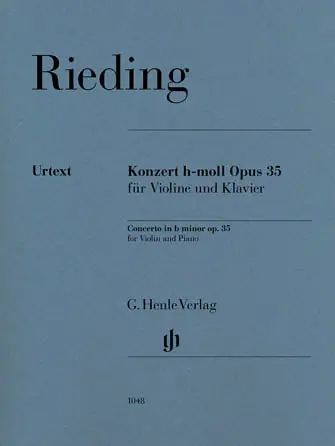 Rieding Violin Concerto in B Minor Op. 35 Violin and Piano New Release