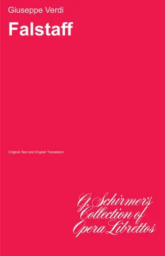 Verdi Falstaff Libretto Seasonal Sale