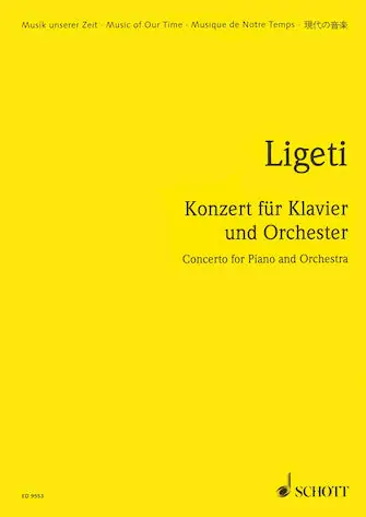 Ligeti Concerto for Piano and Orchestra Score Markdown
