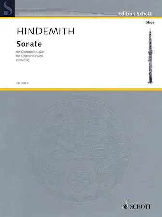 Hot Deal Hindemith Sonata for Oboe & Piano – Revised Edition (1938)