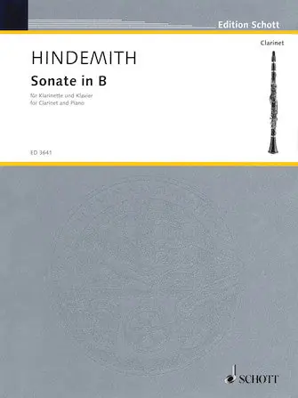 Hindemith Clarinet Sonata in B-Flat (1939) Discount