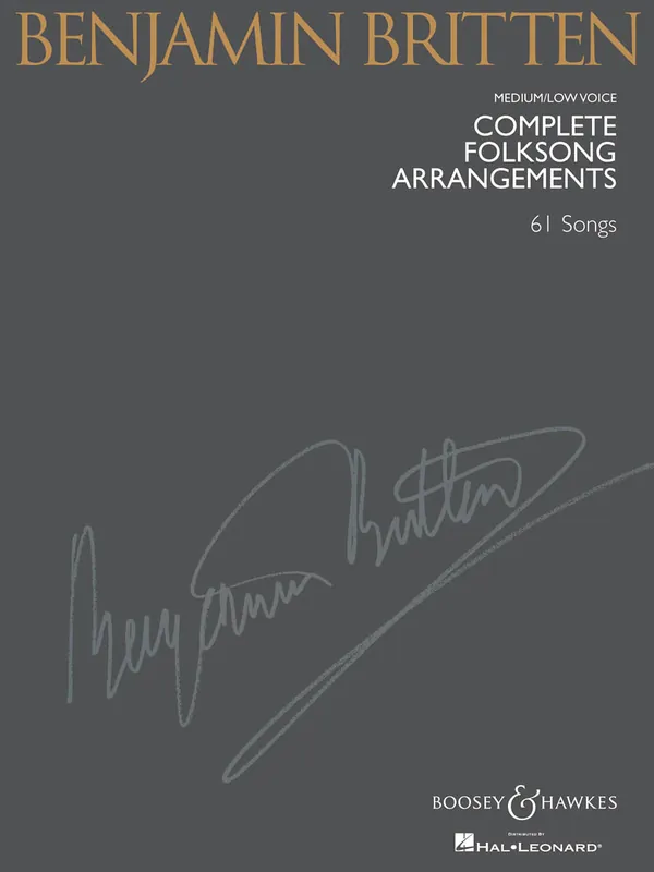 Clearance Britten Complete Folksong Arrangements 61 Songs for Medium/Low Voice