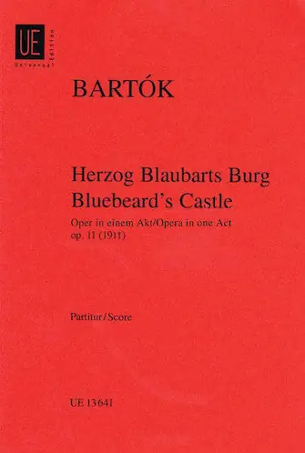 Place Order Bartók Bluebeard's Castle Op. 11 Study Score