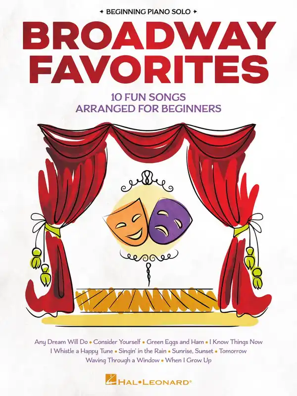 Broadway Favorites for Beginning Piano Solo No Minimum Order