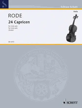 Rode 24 Caprices for viola Fresh Stock