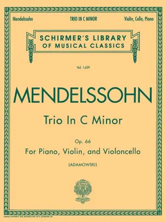 Mendelssohn Trio in C Minor, Op. 66 Shop Now