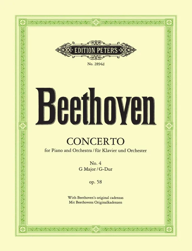 Clearance Beethoven Piano Concerto No. 4 in G Op. 58 (Edition for 2 Pianos)
