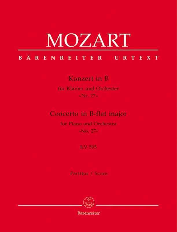 Mozart Concerto for Piano and Orchestra Nr. 27 B-flat major K. 595 Popular