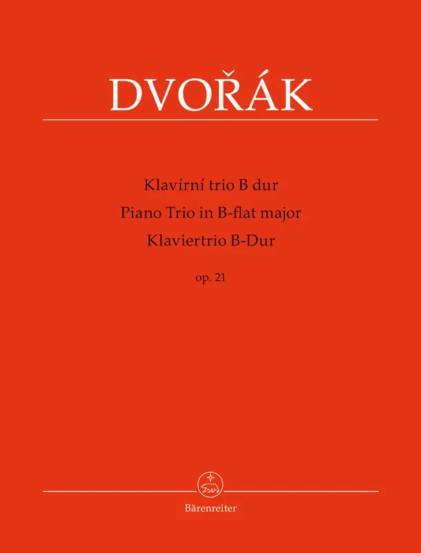 Low Price Dvorak Piano Trio in B flat major Opus 21