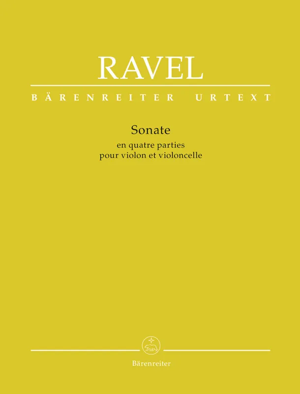 Bargain Ravel Sonata for Violin and Violoncello