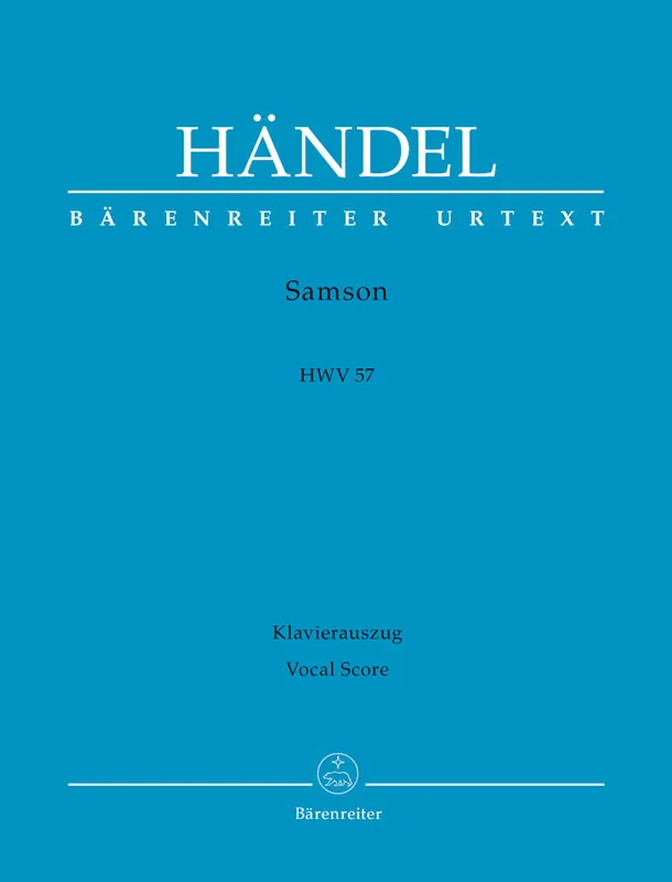 Place Order Handel Samson HWV 57 -Oratorio in three acts-