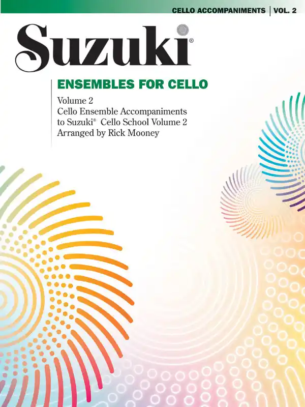 Holiday Sale Suzuki Ensembles for Cello, Volume 2 Accompaniments