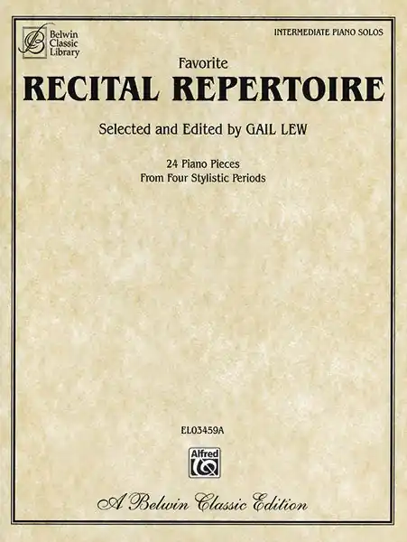 Bulk Order Favorite Recital Repertoire for Intermediate Piano