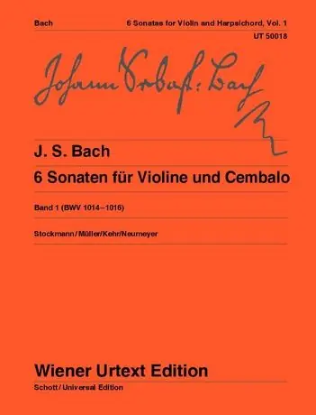 Bach 6 Sonatas BWV 1014-1016 Volume 1 Professional Grade