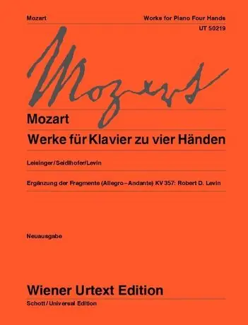 Mozart: Works for piano 4 hands Exclusive Offer